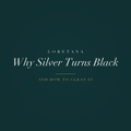 Loretana banner, why silver turns black and how to clean it