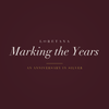 Loretana banner, marking the years, a silver anniversary gift