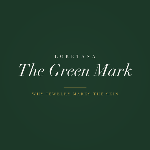 Loretana banner, why jewelry marks the skin, nickel free 925 silver