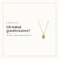 Cik maksā gravēts kulons? · Loretana