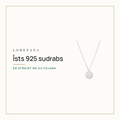 Īsts 925 sudrabs — Kā atšķirt no viltojuma · Loretana