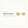 Slāņoti auskari — Vairāki pīrsingi, viens stils · Loretana