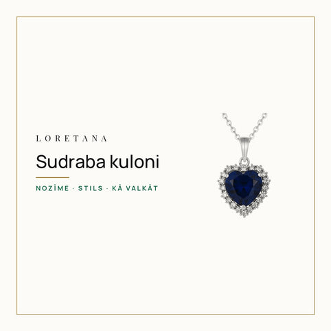 Sudraba kuloni — Nozīme · Stils · Kā valkāt · Loretana