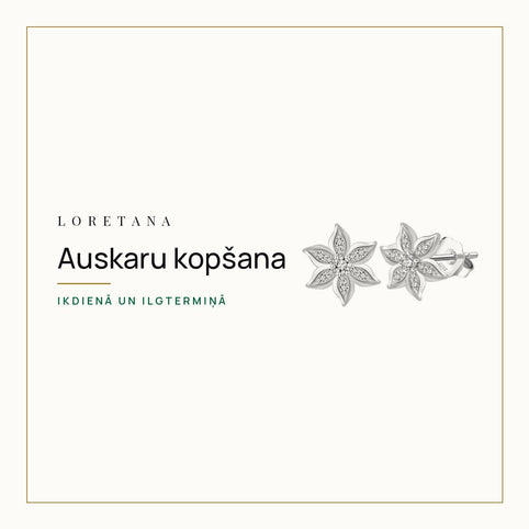 Auskaru kopšana — Ikdienā un ilgtermiņā · Loretana