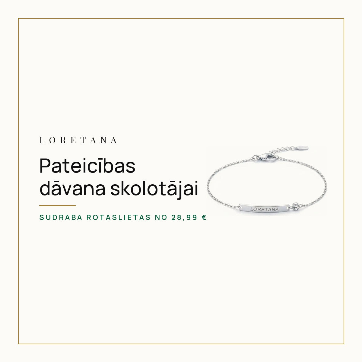 Kādu dāvanu pasniegt skolotājai? · Loretana