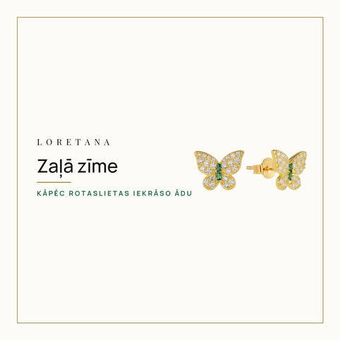 Zaļā zīme — Kāpēc rotaslietas iekrāso ādu · Loretana