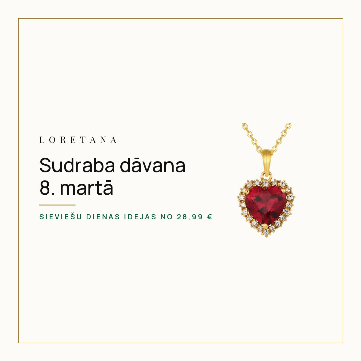 Kādu sudraba dāvanu pasniegt 8. martā, Sieviešu dienā? · Loretana